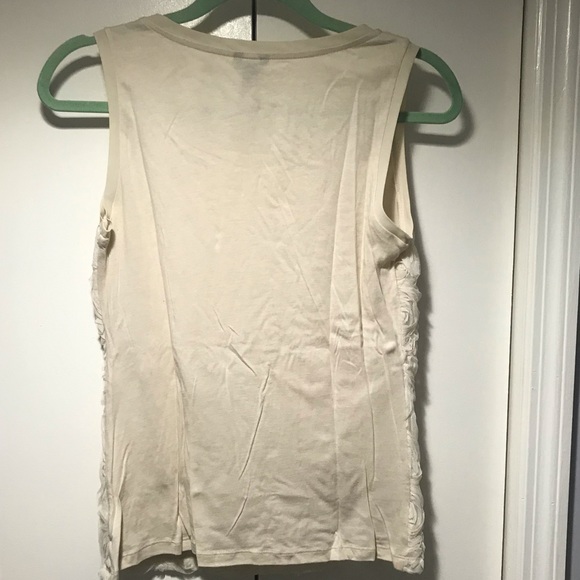 Ivory XS Ann Taylor sleeveless top - Picture 3 of 3